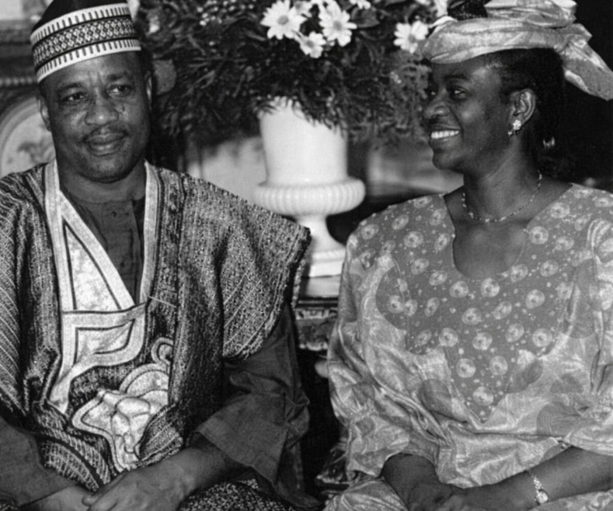 Husband and wife babangida
